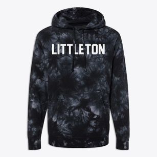Littleton Massachusetts Classic Block Premium Tie-Dye Hoodie