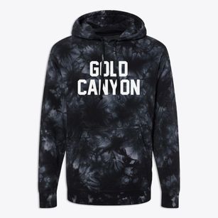 Gold Canyon Arizona Classic Block Premium Tie-Dye Hoodie