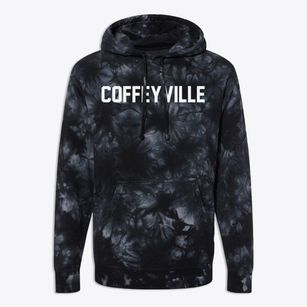 Coffeyville Kansas Classic Block Premium Tie-Dye Hoodie