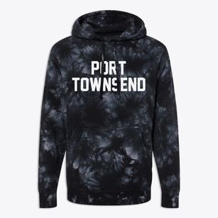Port Townsend Washington Classic Block Premium Tie-Dye Hoodie