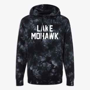 Lake Mohawk New Jersey Classic Block Premium Tie-Dye Hoodie