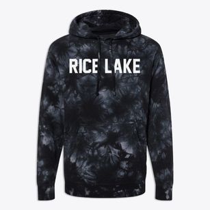Rice Lake Wisconsin Classic Block Premium Tie-Dye Hoodie
