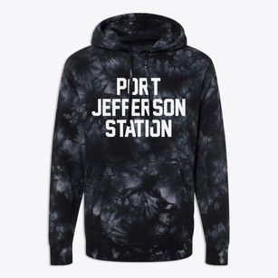 Port Jefferson Station New York Classic Block Premium Tie-Dye Hoodie