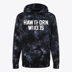 Hawthorn Woods Illinois Classic Block Premium Tie-Dye Hoodie