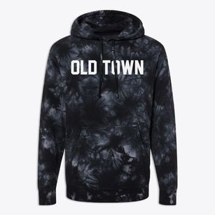 Old Town Maine Classic Block Premium Tie-Dye Hoodie