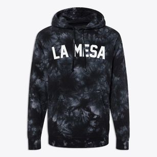 La Mesa California Classic Curve Premium Tie-Dye Hoodie