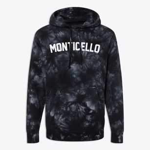 Monticello Indiana Classic Curve Premium Tie-Dye Hoodie