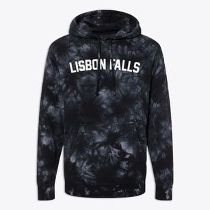 Lisbon Falls Maine Classic Curve Premium Tie-Dye Hoodie