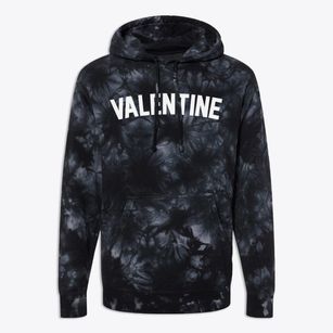 Valentine Nebraska Classic Curve Premium Tie-Dye Hoodie