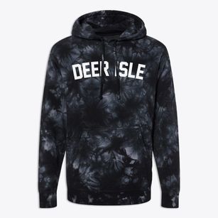 Deer Isle Maine Classic Curve Premium Tie-Dye Hoodie