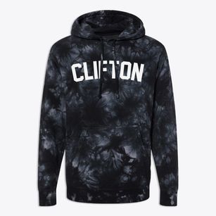 Clifton Kansas Classic Curve Premium Tie-Dye Hoodie
