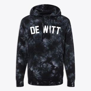 De Witt Nebraska Classic Curve Premium Tie-Dye Hoodie
