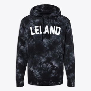 Leland Iowa Classic Curve Premium Tie-Dye Hoodie