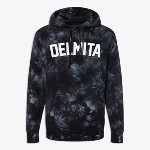 Delmita Texas Classic Curve Premium Tie-Dye Hoodie
