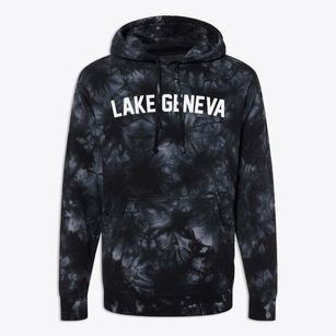 Lake Geneva Wisconsin Classic Curve Premium Tie-Dye Hoodie