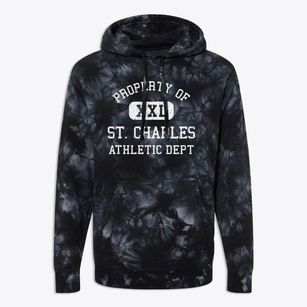 St. Charles Minnesota Athletic Dept Premium Tie-Dye Hoodie