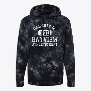 Bayview Wisconsin Athletic Dept Premium Tie-Dye Hoodie