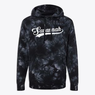 Savannah Tennessee Vintage Team Premium Tie-Dye Hoodie