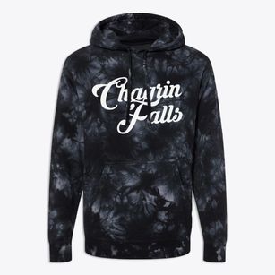 Chagrin Falls Ohio Vintage Team Premium Tie-Dye Hoodie