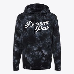 Roosevelt Park Michigan Vintage Team Premium Tie-Dye Hoodie
