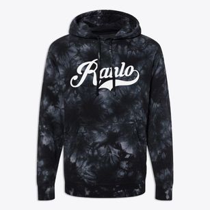 Ranlo North Carolina Vintage Team Premium Tie-Dye Hoodie