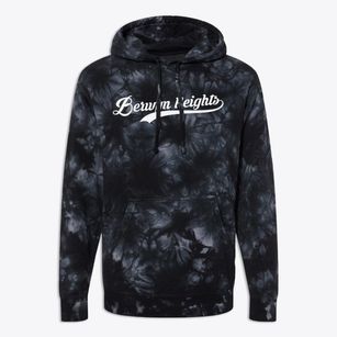 Berwyn Heights Maryland Vintage Team Premium Tie-Dye Hoodie