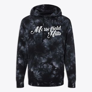 Marshfield Hills Massachusetts Vintage Team Premium Tie-Dye Hoodie