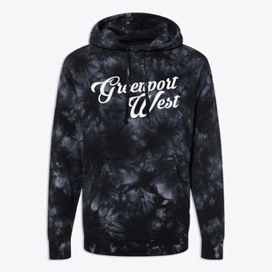 Greenport West New York Vintage Team Premium Tie-Dye Hoodie