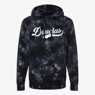 Douglas Michigan Vintage Team Premium Tie-Dye Hoodie