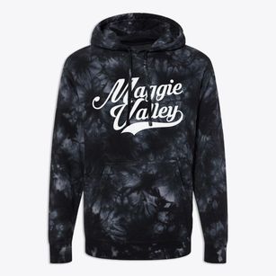 Maggie Valley North Carolina Vintage Team Premium Tie-Dye Hoodie