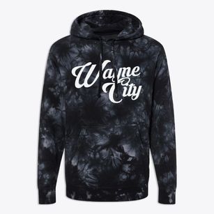 Wayne City Illinois Vintage Team Premium Tie-Dye Hoodie