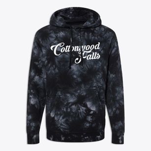 Cottonwood Falls Kansas Vintage Team Premium Tie-Dye Hoodie
