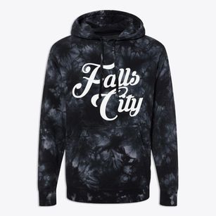 Falls City Texas Vintage Team Premium Tie-Dye Hoodie