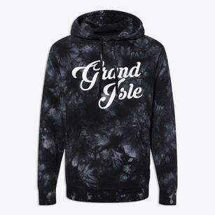 Grand Isle Maine Vintage Team Premium Tie-Dye Hoodie