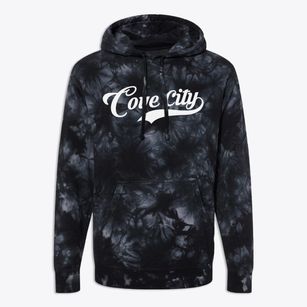 Cove City North Carolina Vintage Team Premium Tie-Dye Hoodie