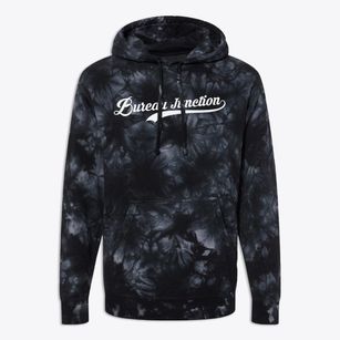 Bureau Junction Illinois Vintage Team Premium Tie-Dye Hoodie