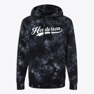 Henderson Illinois Vintage Team Premium Tie-Dye Hoodie