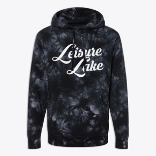Leisure Lake Missouri Vintage Team Premium Tie-Dye Hoodie