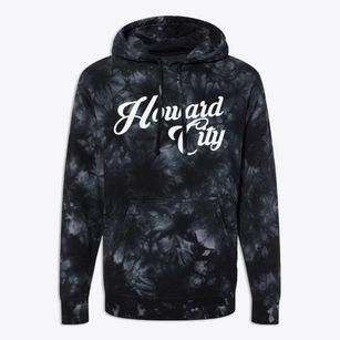Howard City Nebraska Vintage Team Premium Tie-Dye Hoodie