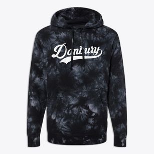 Danbury North Carolina Vintage Team Premium Tie-Dye Hoodie