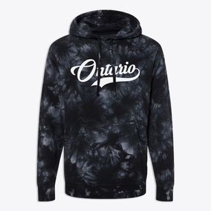 Ontario New York Vintage Team Premium Tie-Dye Hoodie