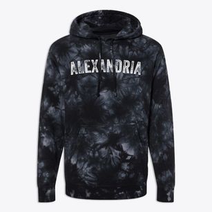 Alexandria New York Timeless Retro Premium Tie-Dye Hoodie
