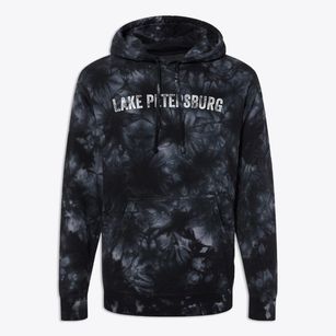 Lake Petersburg Illinois Timeless Retro Premium Tie-Dye Hoodie