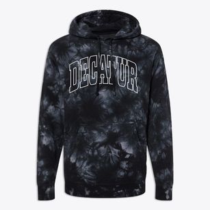 Decatur Alabama Trendy Block Premium Tie-Dye Hoodie
