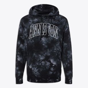 Anniston Alabama Trendy Block Premium Tie-Dye Hoodie
