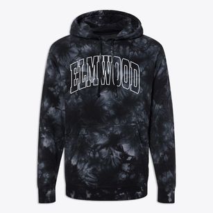Elmwood Nebraska Trendy Block Premium Tie-Dye Hoodie