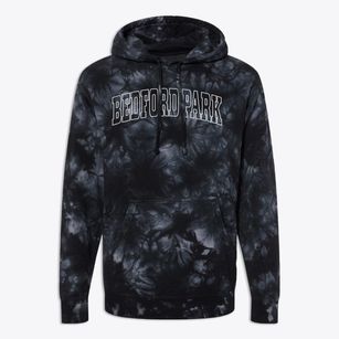 Bedford Park Illinois Trendy Block Premium Tie-Dye Hoodie