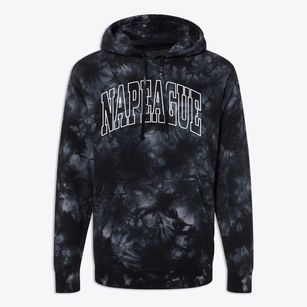 Napeague New York Trendy Block Premium Tie-Dye Hoodie