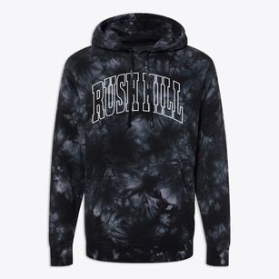Rush Hill Missouri Trendy Block Premium Tie-Dye Hoodie