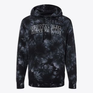 Willimantic Maine Trendy Block Premium Tie-Dye Hoodie